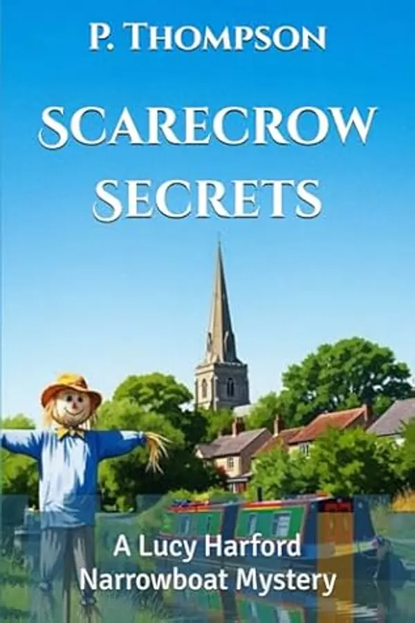 Scarecrow Secrets: A Lucy Harford Narrowboat Mystery (Lucy Harford Mysteries) by P.  Thompson cover