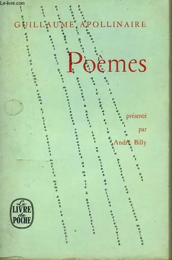 Poèmes by Guillaume Apollinaire cover
