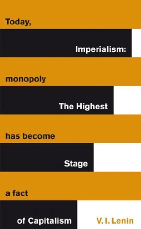 Imperialism: The Highest Stage of Capitalism by Vladimir Lenin cover