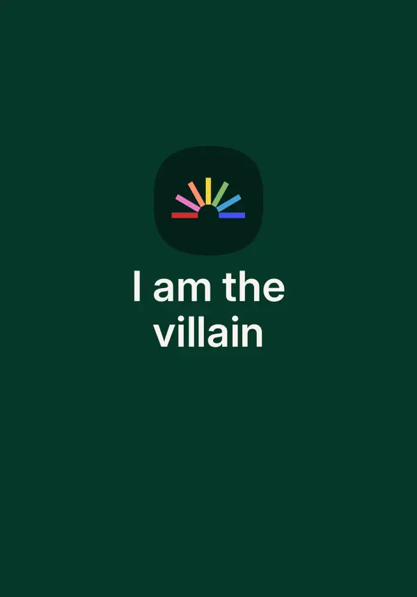 I am the villain by Sejji cover