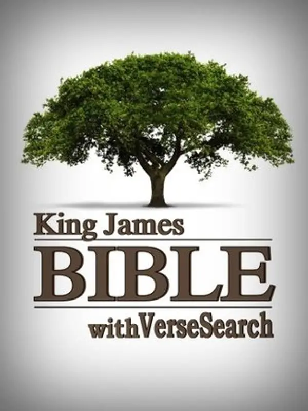 KING JAMES BIBLE with VerseSearch - Red Letter Edition by Anonymous cover