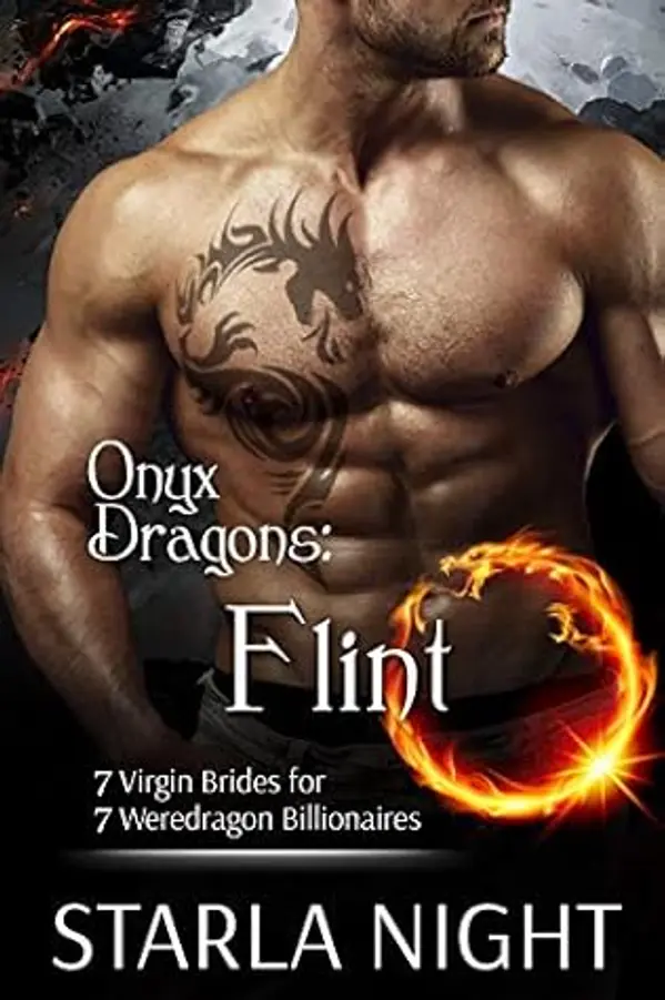 Flint: Onyx Dragons (7 Virgin Brides for 7 Weredragon Billionaires #7) by Starla Night cover