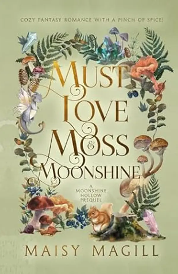 Must Love Moss and Moonshine: A Cozy Fantasy Romance (Moonshine Hollow) by Maisy Magill cover