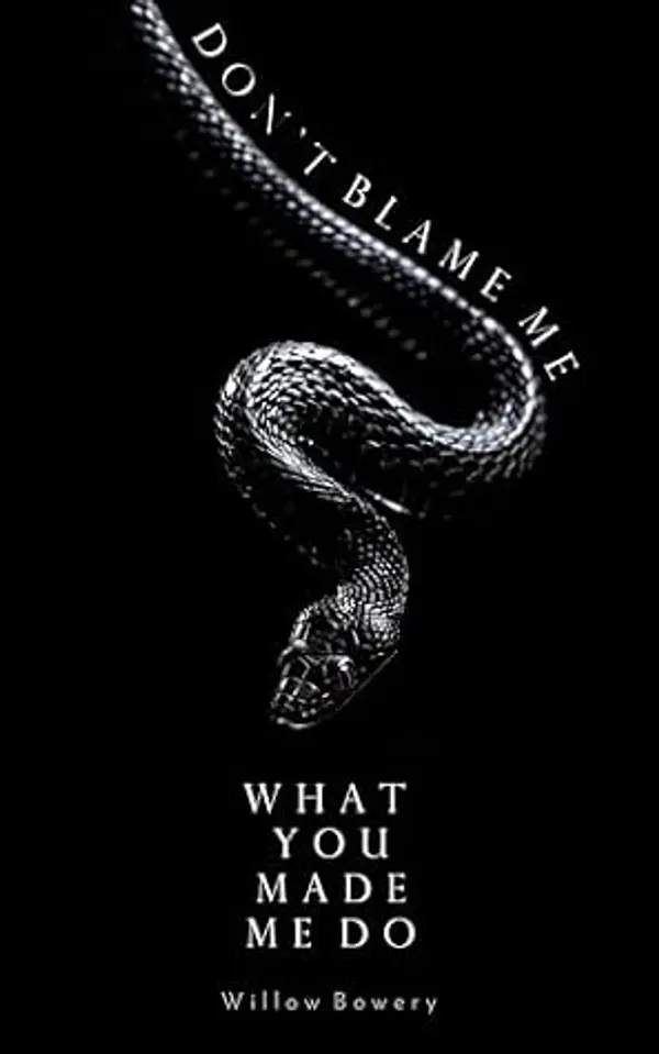 Don't Blame Me For What You Made Me Do by Willow Bowery cover