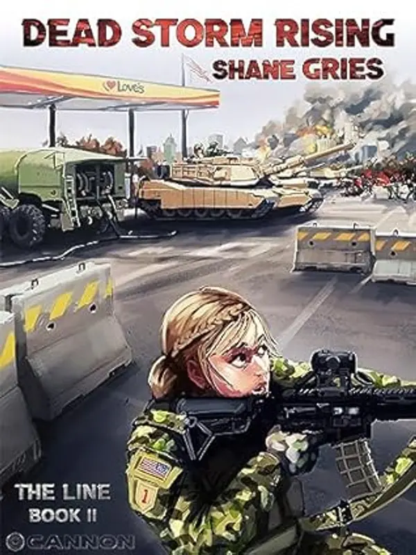 Dead Storm Rising (The Line Book 2) by Shane Gries cover