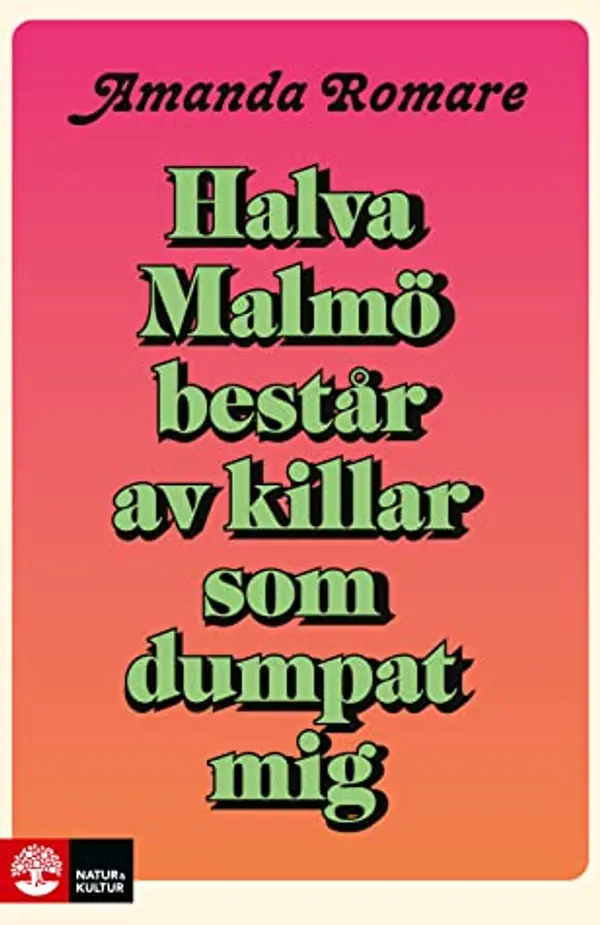 Halva Malmö består av killar som dumpat mig by Amanda Romare cover