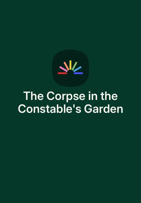 The Corpse in the Constable's Garden by G.D.H. Cole cover