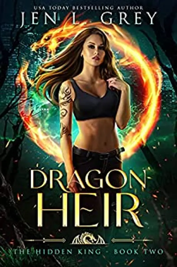 Dragon Heir (The Hidden King #2) by Jen L. Grey cover