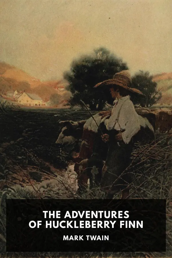 The Adventures of Huckleberry Finn by Mark Twain cover