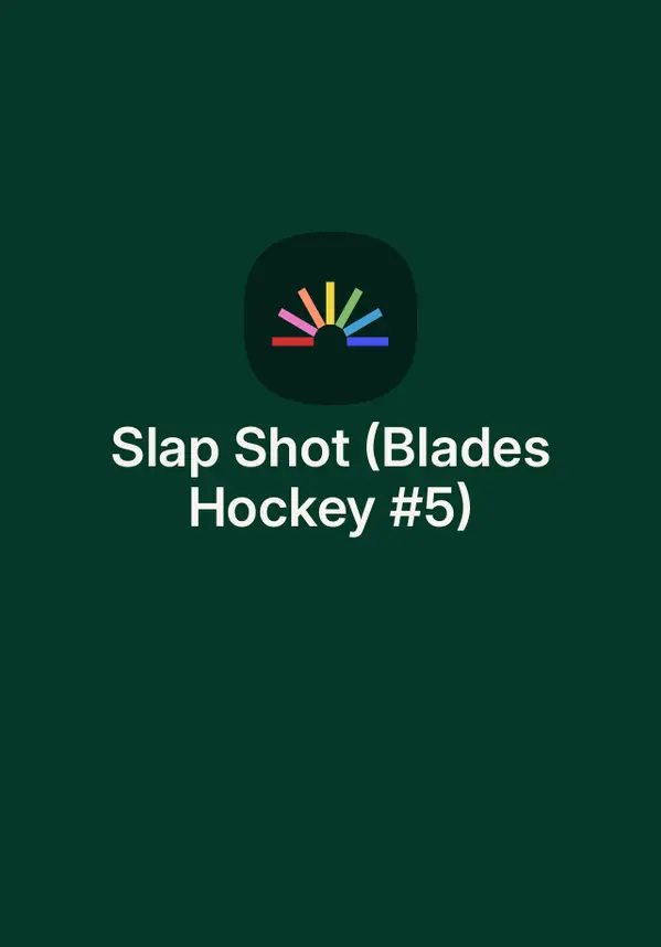 Slap Shot (Blades Hockey #5) by Maria Luis cover