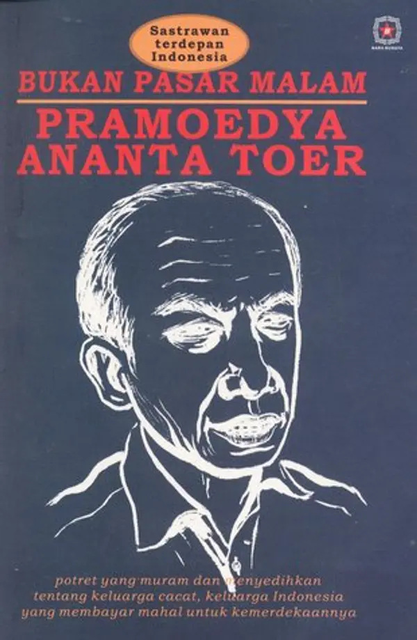 Bukan Pasar Malam by Pramoedya Ananta Toer cover