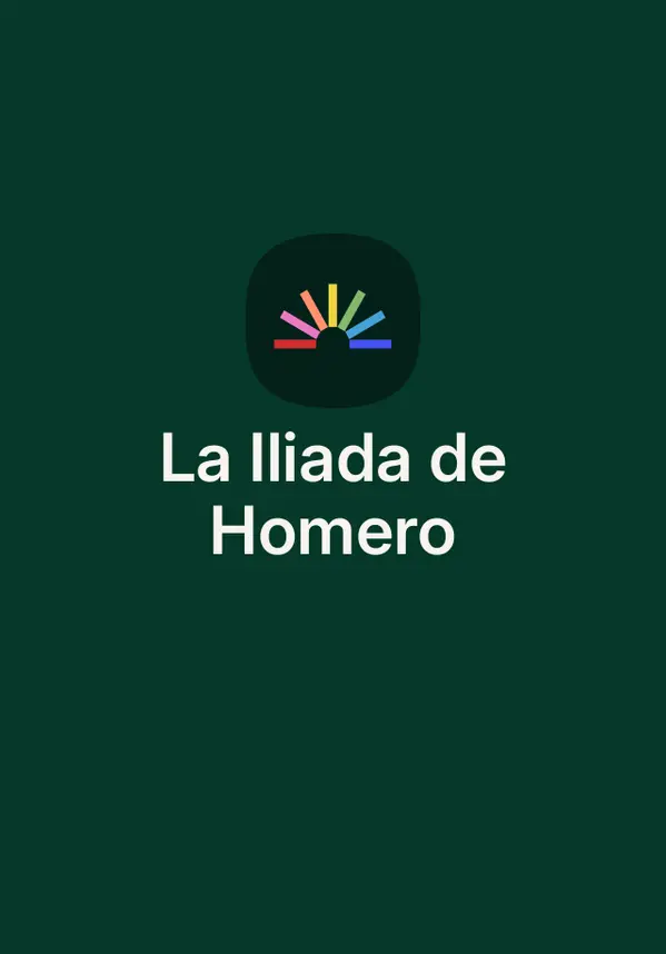 La Iliada de Homero by Homer cover
