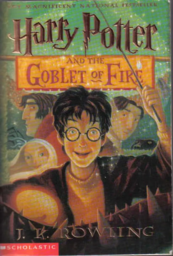 Harry Potter and the Goblet of Fire (Harry Potter, #4) by J.K. Rowling cover