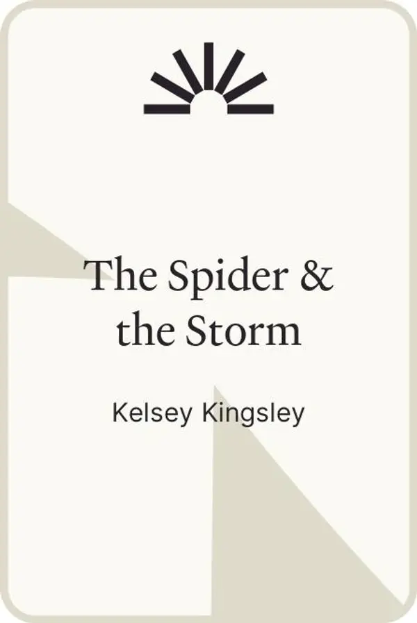 The Spider & the Storm by Kelsey Kingsley cover