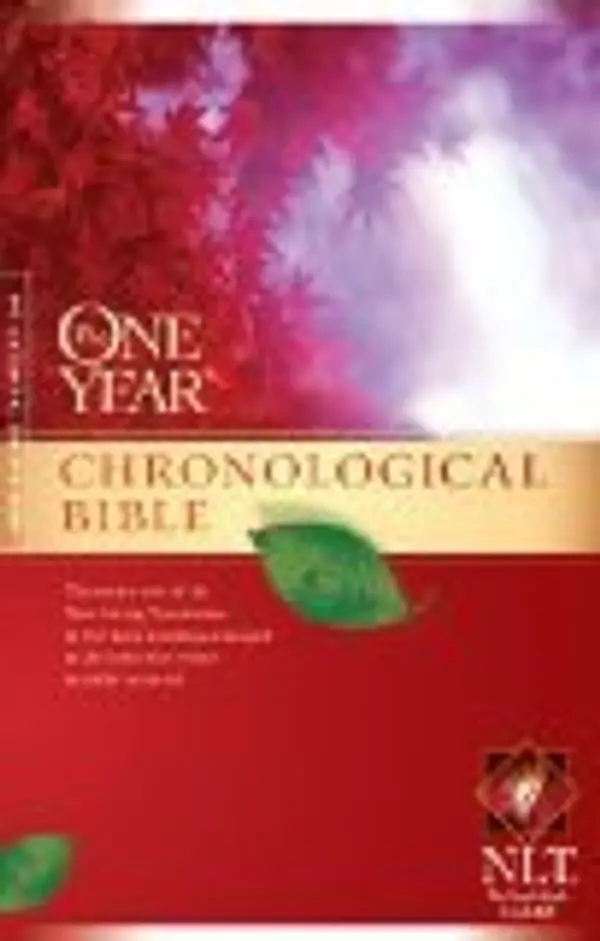 The One Year Chronological Bible NLT by Anonymous cover