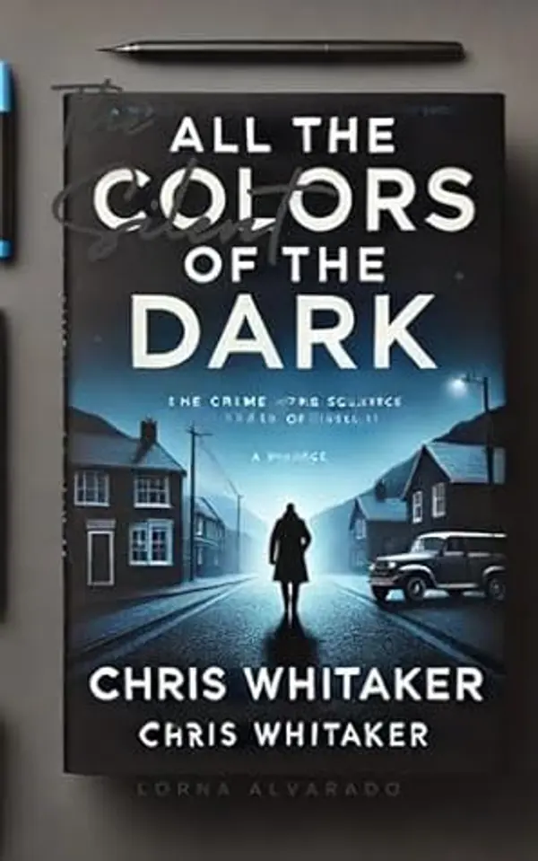 All the Colors of the Dark" by Chris Whitaker by Darika Nur cover