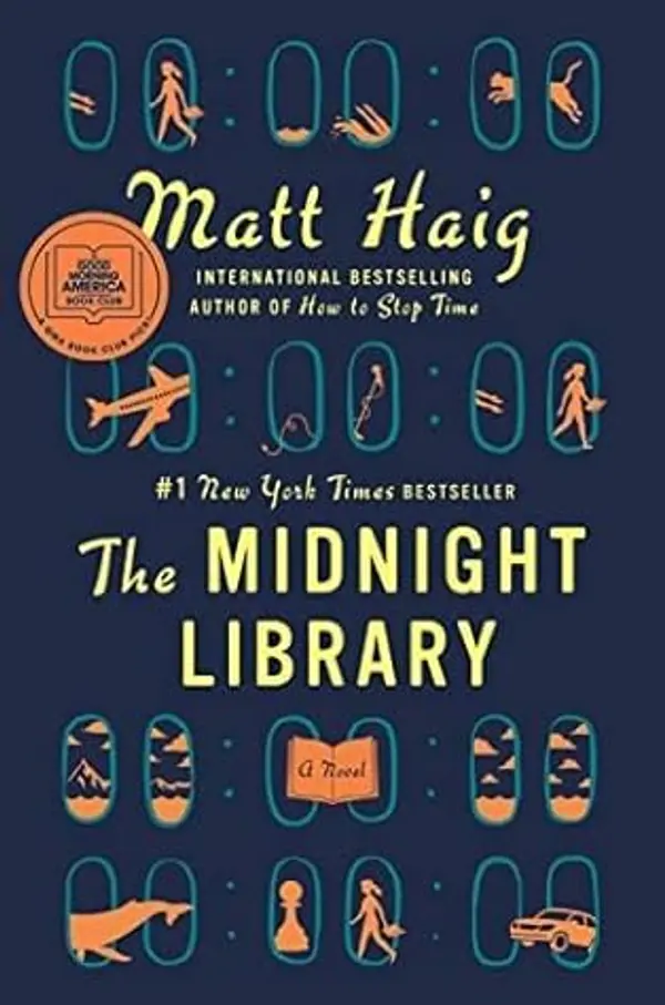 [Midnight library] book Matt Haig (HARDCOVER) by Matt Haig cover