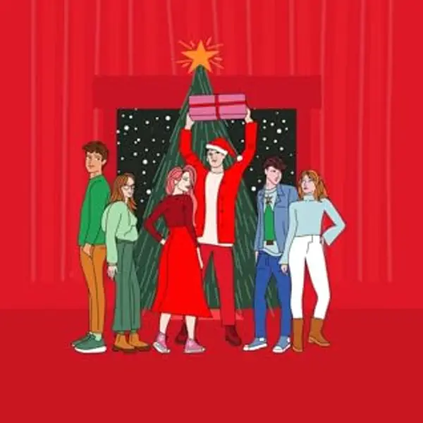 The 15th of December: A WesLizNickEmilieBaileyCharlie Christmas by Lynn Painter cover