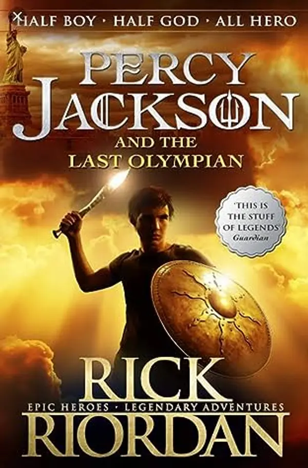Percy Jackson and the last Olympian by Rick Riordan cover