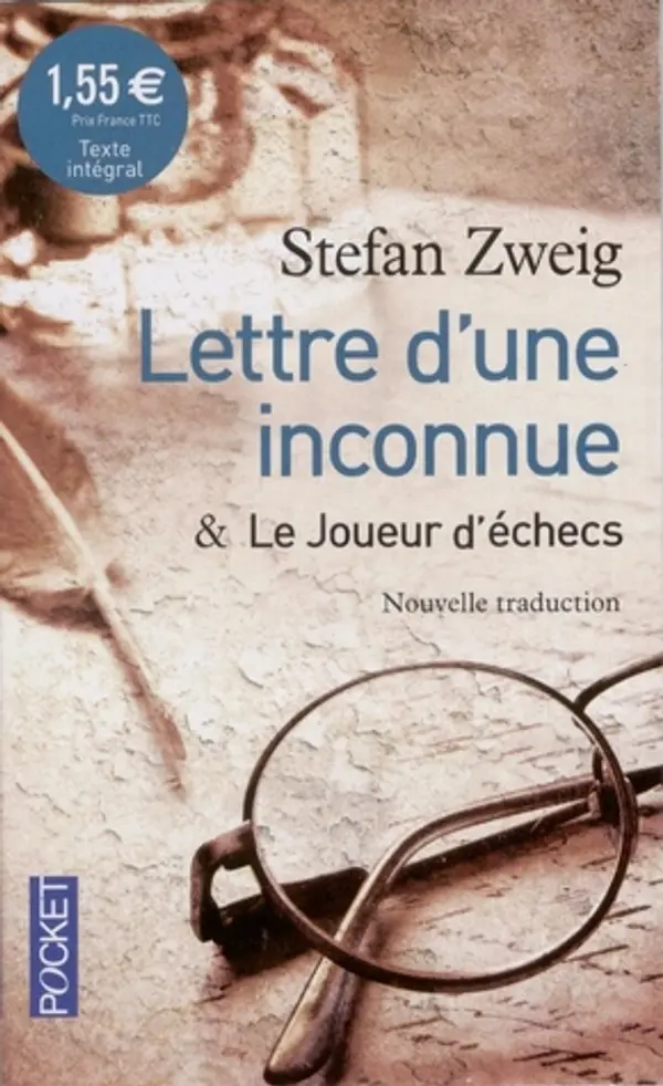 Lettre d'une inconnue by Stefan Zweig cover