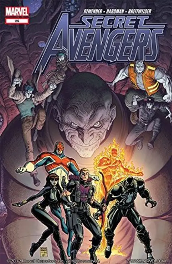 Secret Avengers (2010-2012) #25 by Rick Remender cover