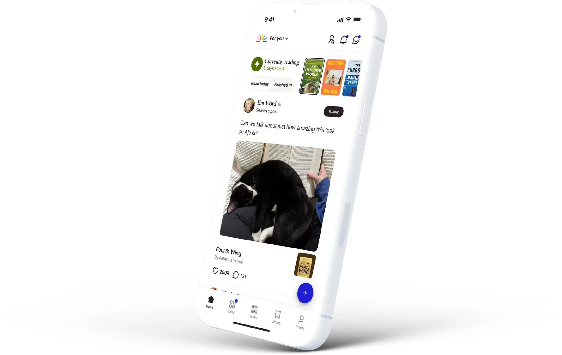 fable app iphone mockup right